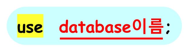 데이터베이스 사용 설정